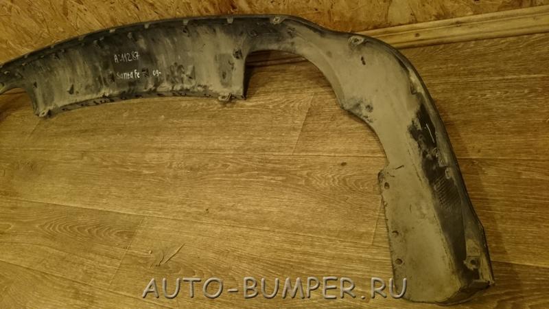 Hyundai Santa Fe 2009- Накладка бампера заднего 866122BAA0