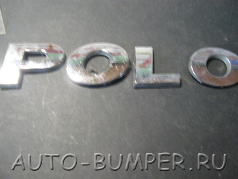 VW Polo седан 2010- Надпись крышки багажника 6R0853687A739 	6C08536872ZZ