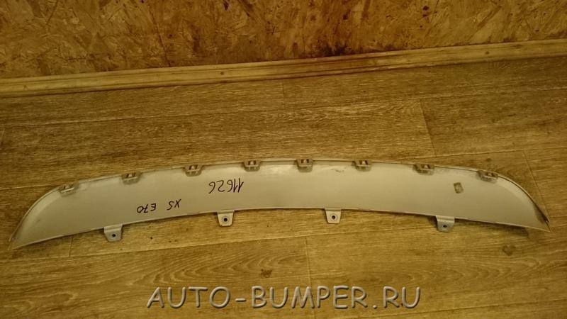 BMW X5 E70 2007- Накладка бампера переднего 51117222729