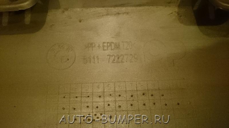 BMW X5 E70 2007- Накладка бампера переднего 51117222729