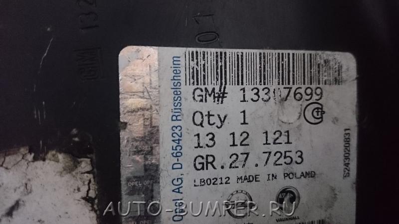 Chevrolet Cruze седан 2009- Суппорт заднего фонаря правый  13397699 13256259