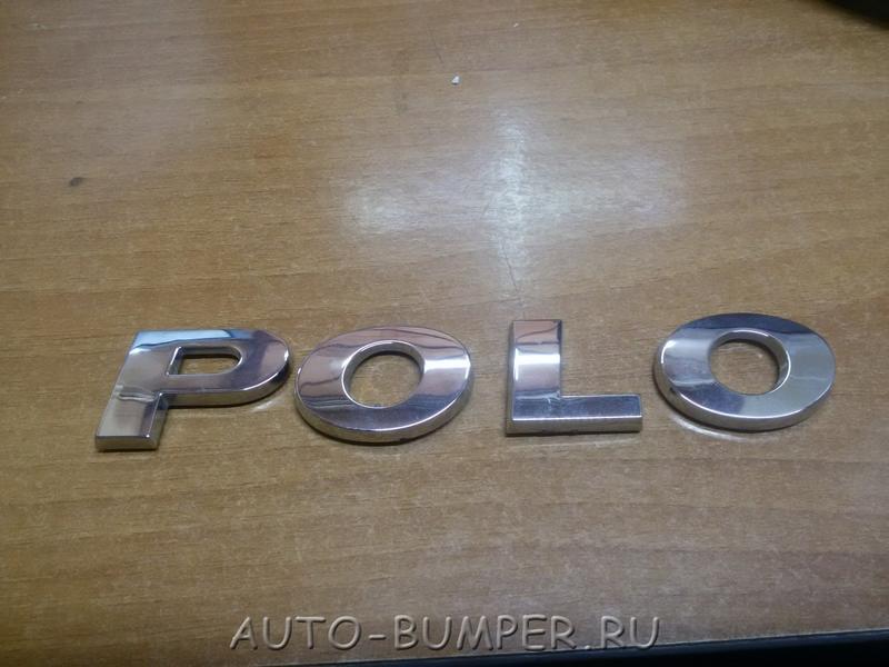 VW Polo седан 2010- Надпись крышки багажника 6R0853687A739 	6C08536872ZZ