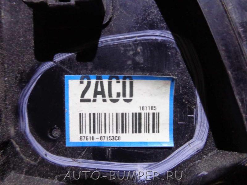 Kia Picanto 2007- Корпус зеркала, левое  8761007153 87610-07153C0