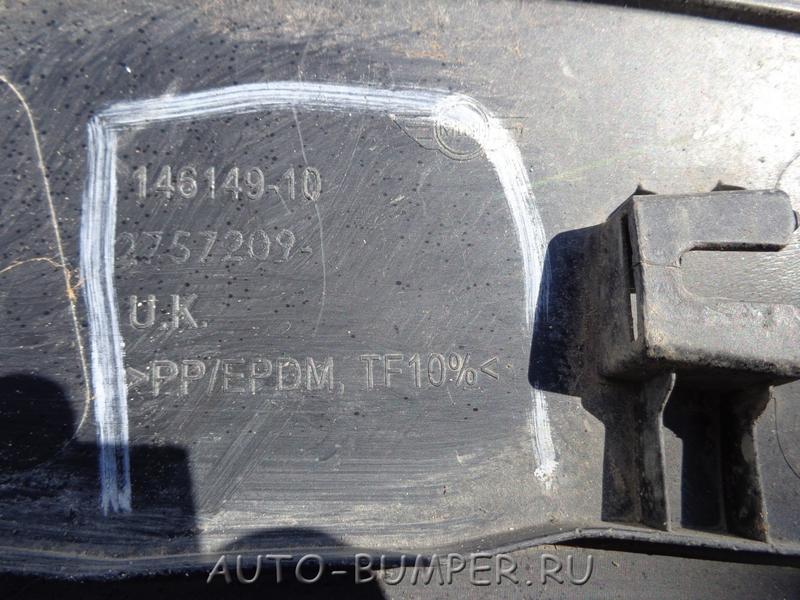 Mini Cooper R56 2005- накладка крыла переднего левая 146149-10, 2757210