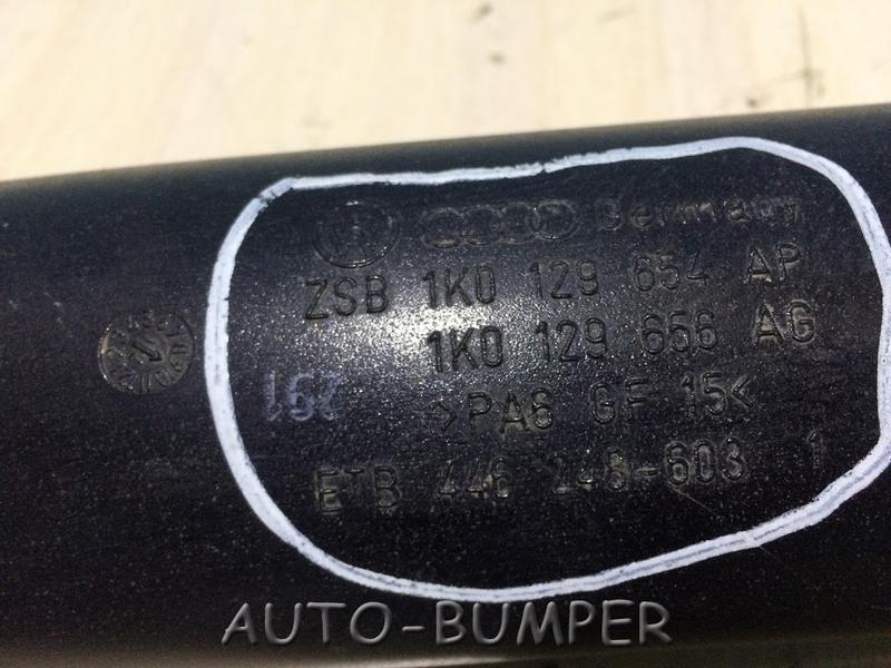 Skoda Octavia, VW Jetta Golf 6 Passat 3C Патрубок воздухозаборника 1K0129654AP