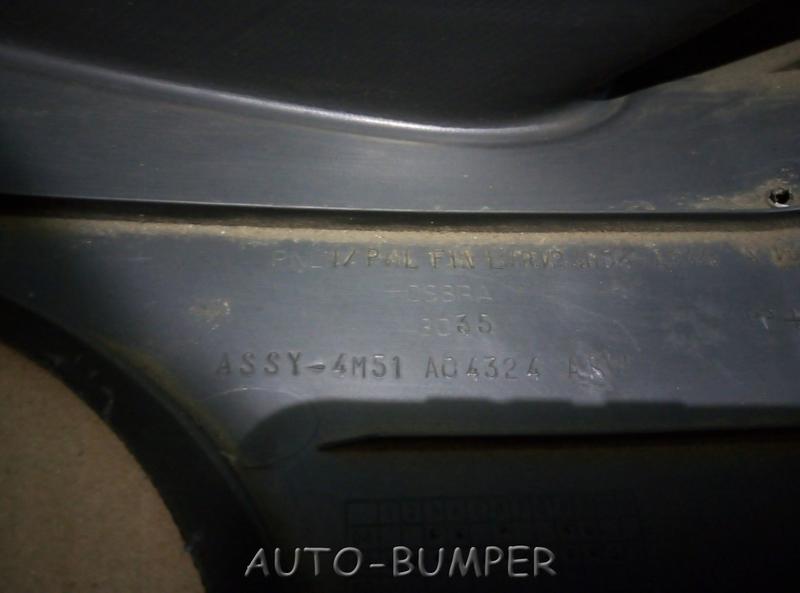 Ford Focus 2 2005- Накладка декоративная левая под торпедо 4M51A04324AKW