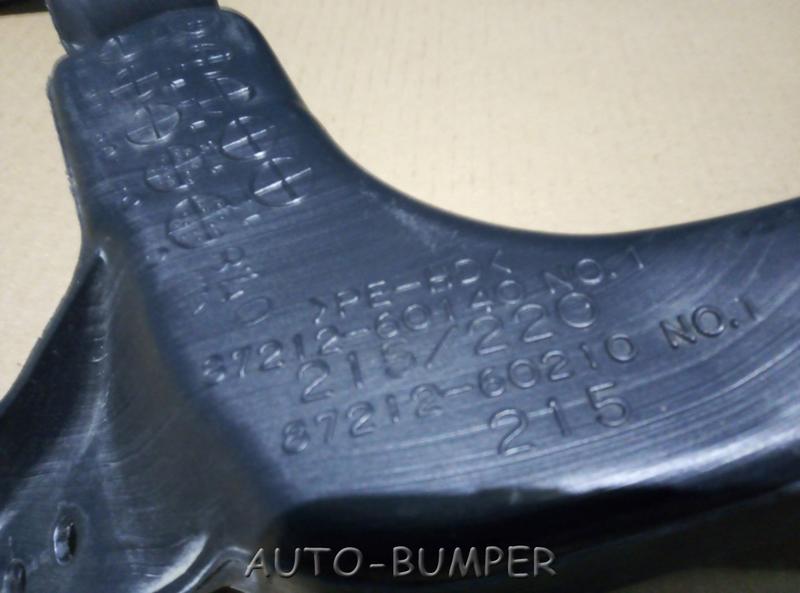 Toyota Land Cruiser (200) 2007- Воздуховод задний 8721260140, 87212-60140, 8721260210, 87212-60210